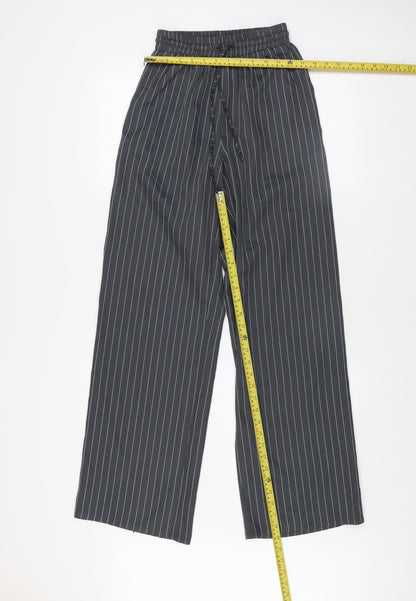 Womens UK Size XS Saint Genies Relaxed Fit CasualWorkwearTravel Black Trousers
