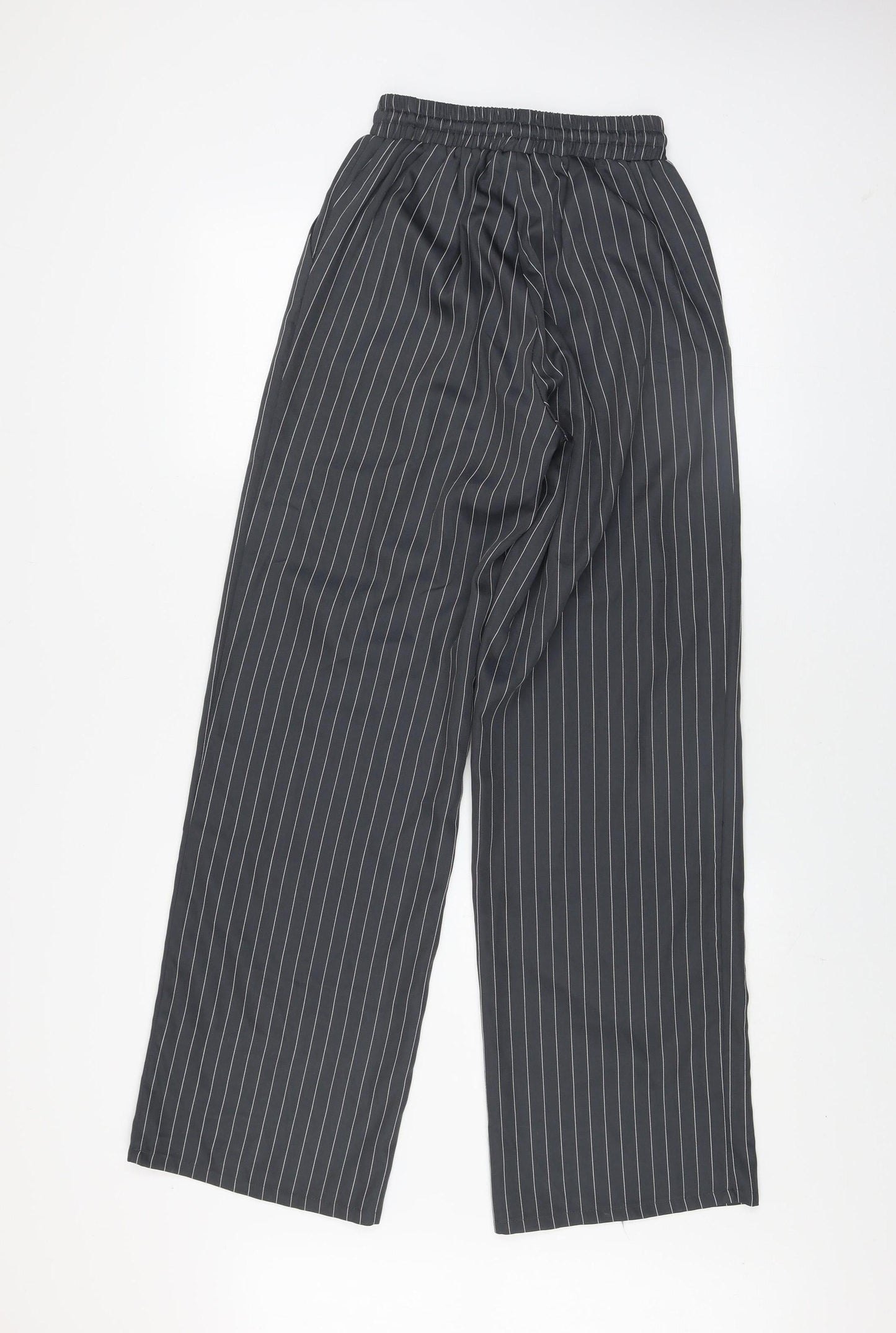 Womens UK Size XS Saint Genies Relaxed Fit CasualWorkwearTravel Black Trousers
