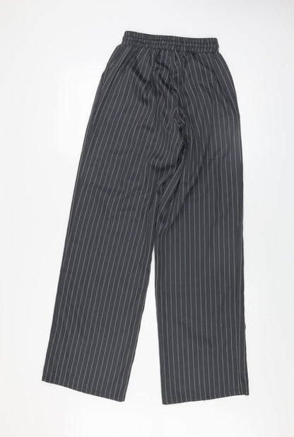 Womens UK Size XS Saint Genies Relaxed Fit CasualWorkwearTravel Black Trousers