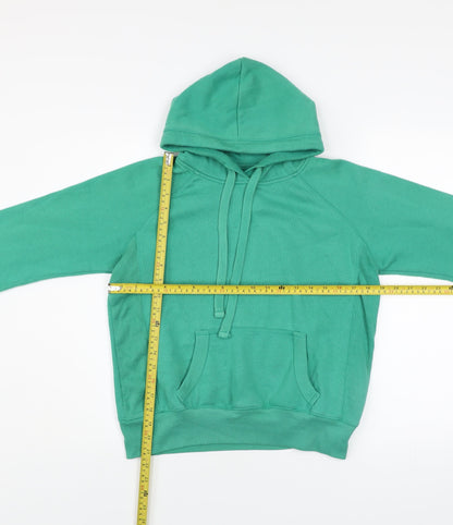 Dunnes Women Green Size 12 Pullover Hoodie with Kangaroo Pocket