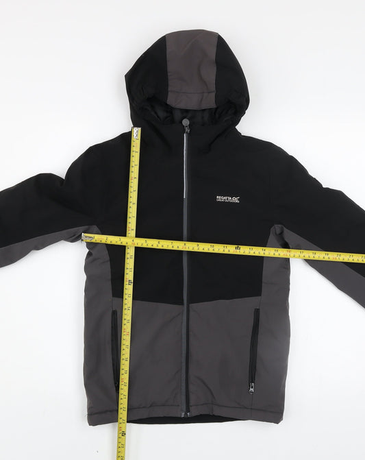 Boys UK Size 9-10 Years Regatta Black Puffer Jacket