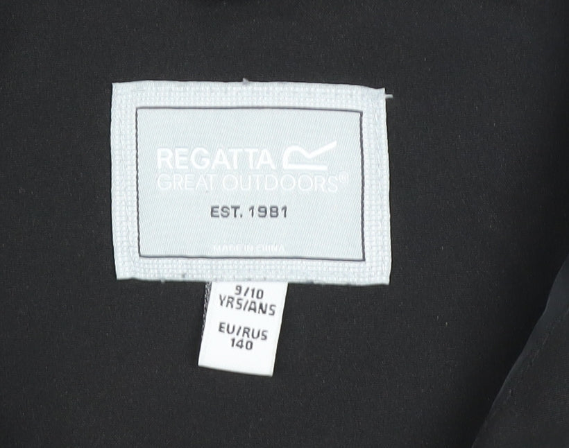 Boys UK Size 9-10 Years Regatta Black Puffer Jacket