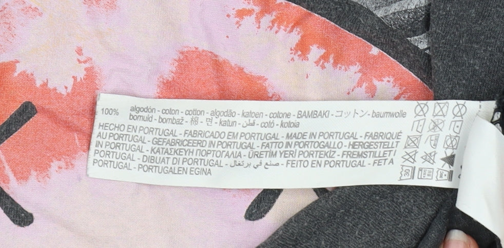 Bershka Women's Black Nirvana Graphic Band T-Shirt Size 12