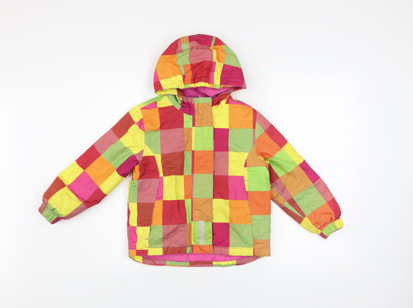 Girls UK Size 5-6 Years Lupilu Multicoloured Puffer Jacket