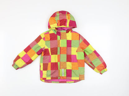 Girls UK Size 5-6 Years Lupilu Multicoloured Puffer Jacket