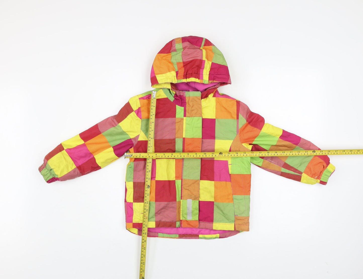 Girls UK Size 5-6 Years Lupilu Multicoloured Puffer Jacket