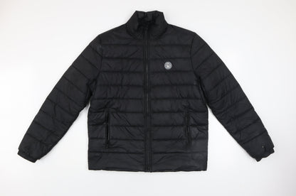 Mens UK Size M Original Penguin Black Puffer Jacket