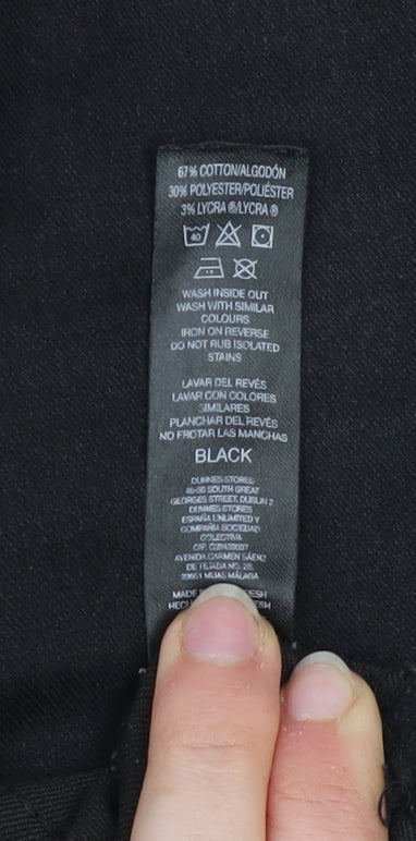 Womens UK Size 8 Dunnes Stores Slim Fit Skinny Black Jeans