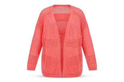Womens UK Size M Peacocks Pink Cardigan Jumper