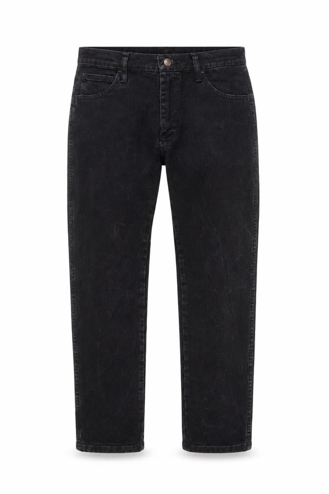 Mens UK Size M Rustler Slim Fit Straight Black Jeans