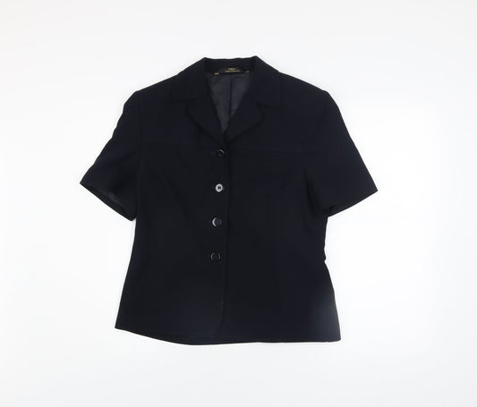 Womens UK Size 12 Marks and Spencer Blue Basic Jacket