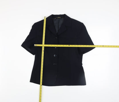 Womens UK Size 12 Marks and Spencer Blue Basic Jacket