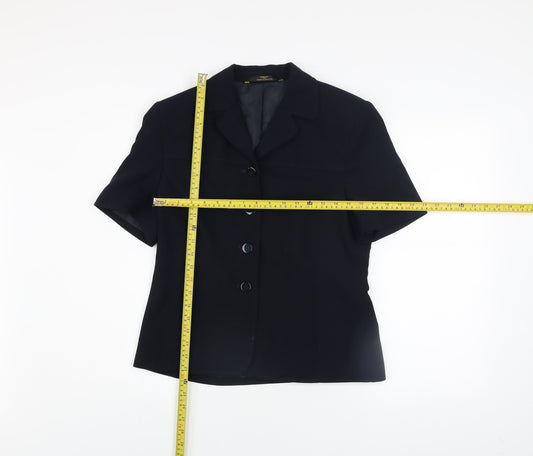 Womens UK Size 12 Marks and Spencer Blue Basic Jacket