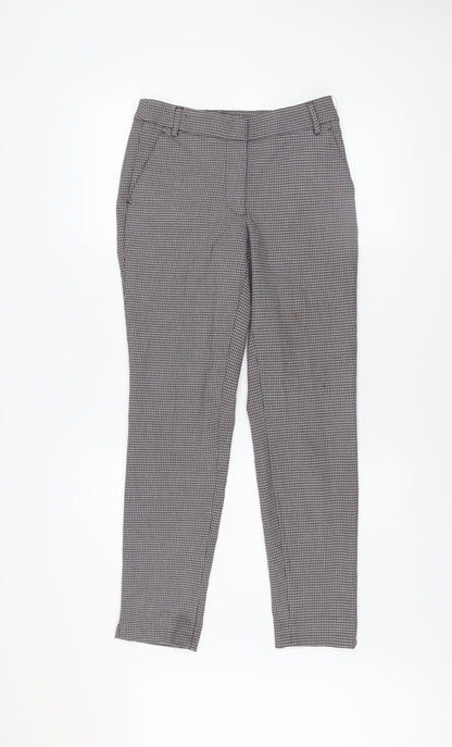 Womens UK Size 6 Zara Slim Fit Business Casual Workwear Brown Trousers