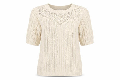 Womens UK Size L Damart Beige Pullover Jumper