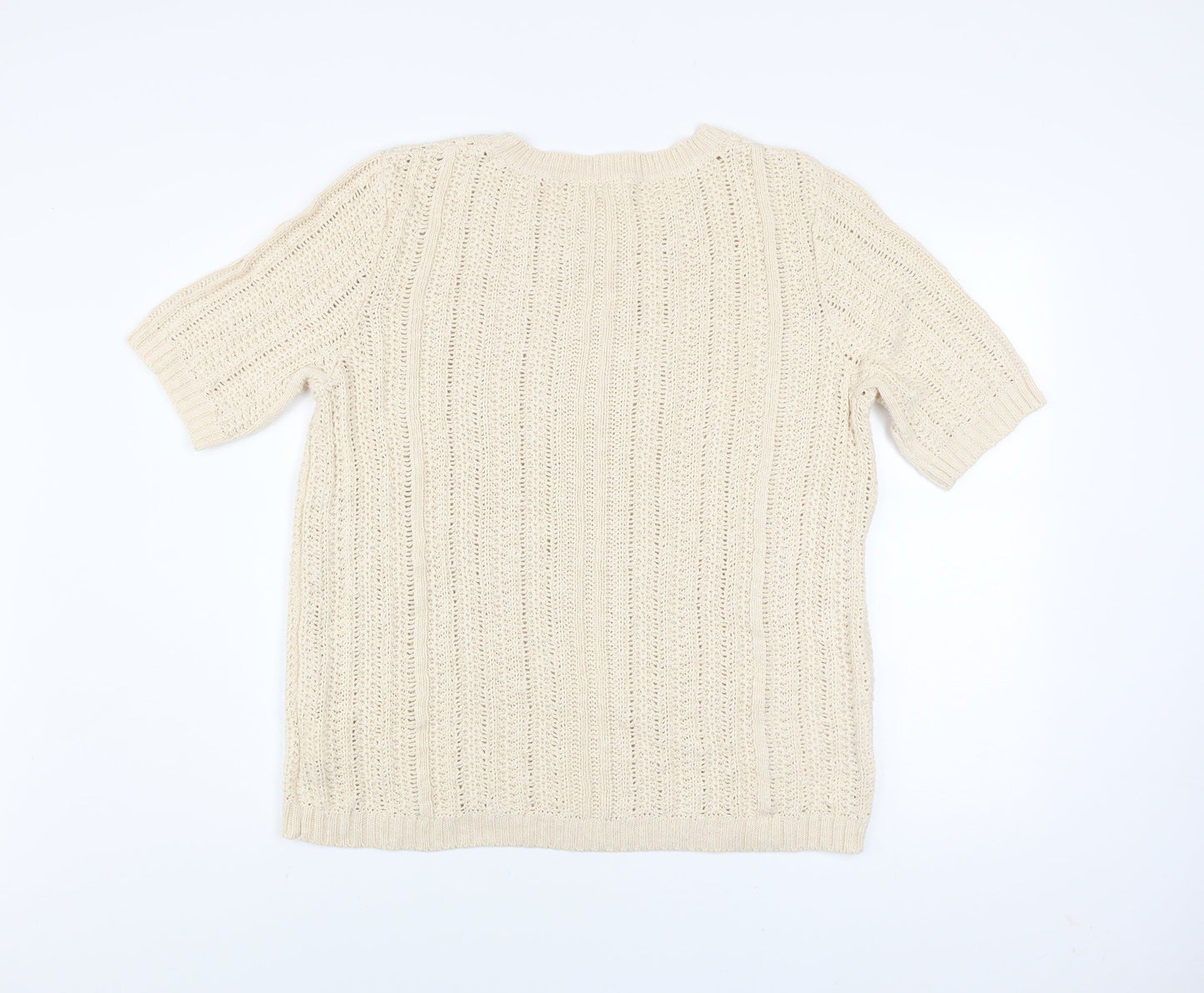 Womens UK Size L Damart Beige Pullover Jumper