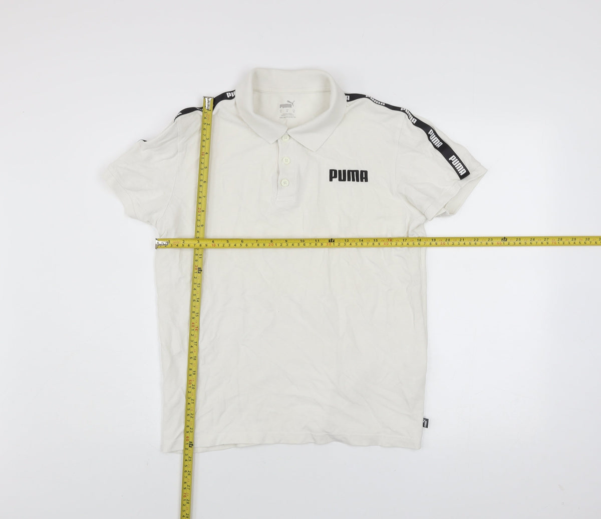 Mens UK Size M PUMA 100% Cotton Polo Shirt