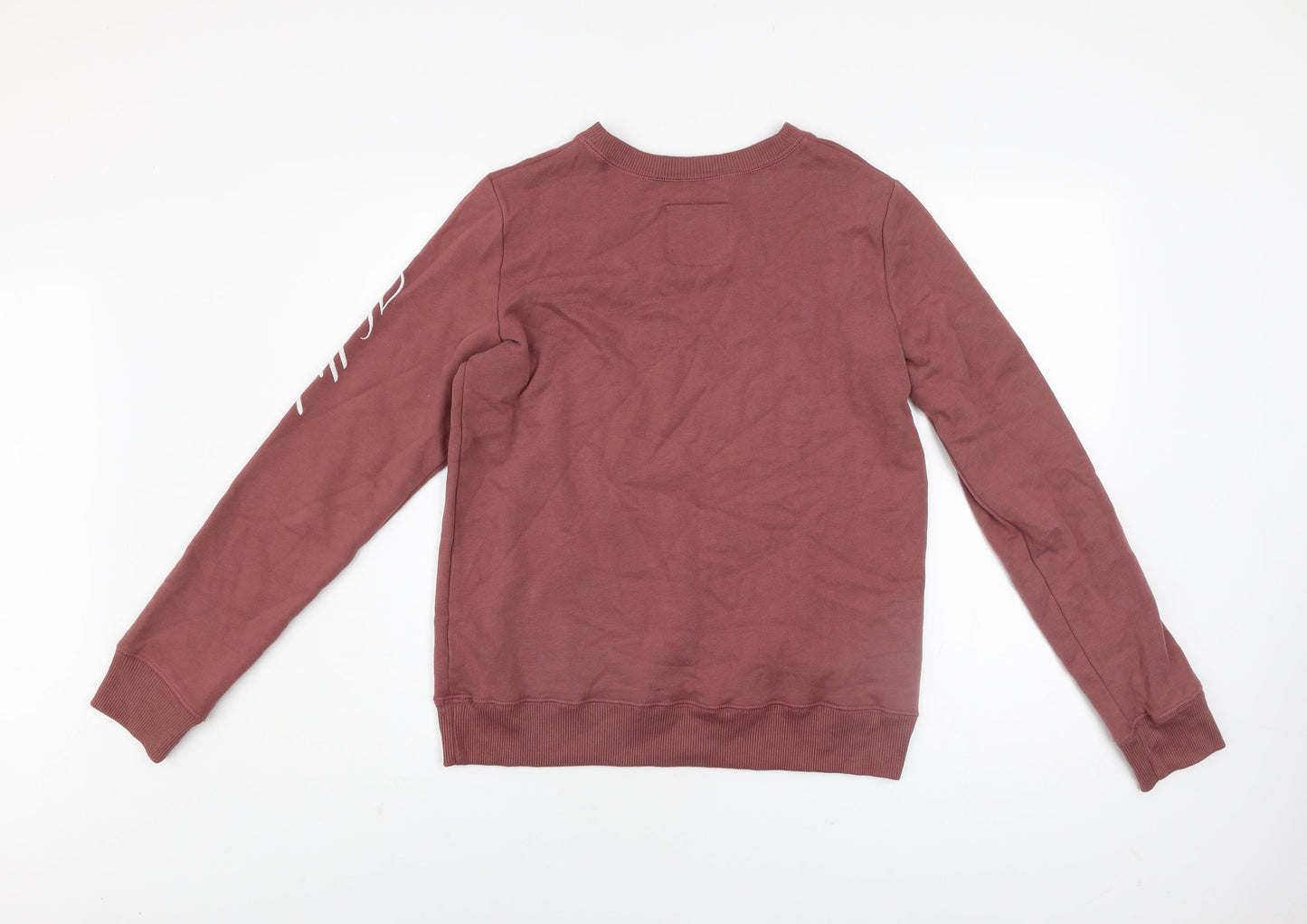 Hollister Women’s Brown Cotton Blend Pullover Sweatshirt Small