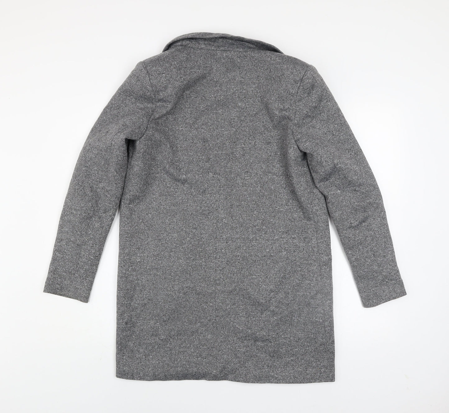 Womens UK Size 8 VERO MODA Grey Overcoat