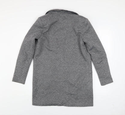 Womens UK Size 8 VERO MODA Grey Overcoat