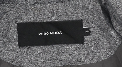 Womens UK Size 8 VERO MODA Grey Overcoat