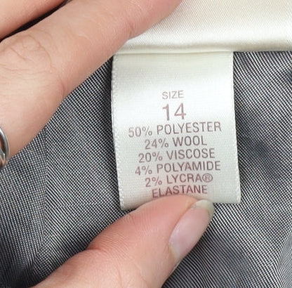 Womens UK Size 14 Debenham & Freebody Straight & Pencil Twill Skirt