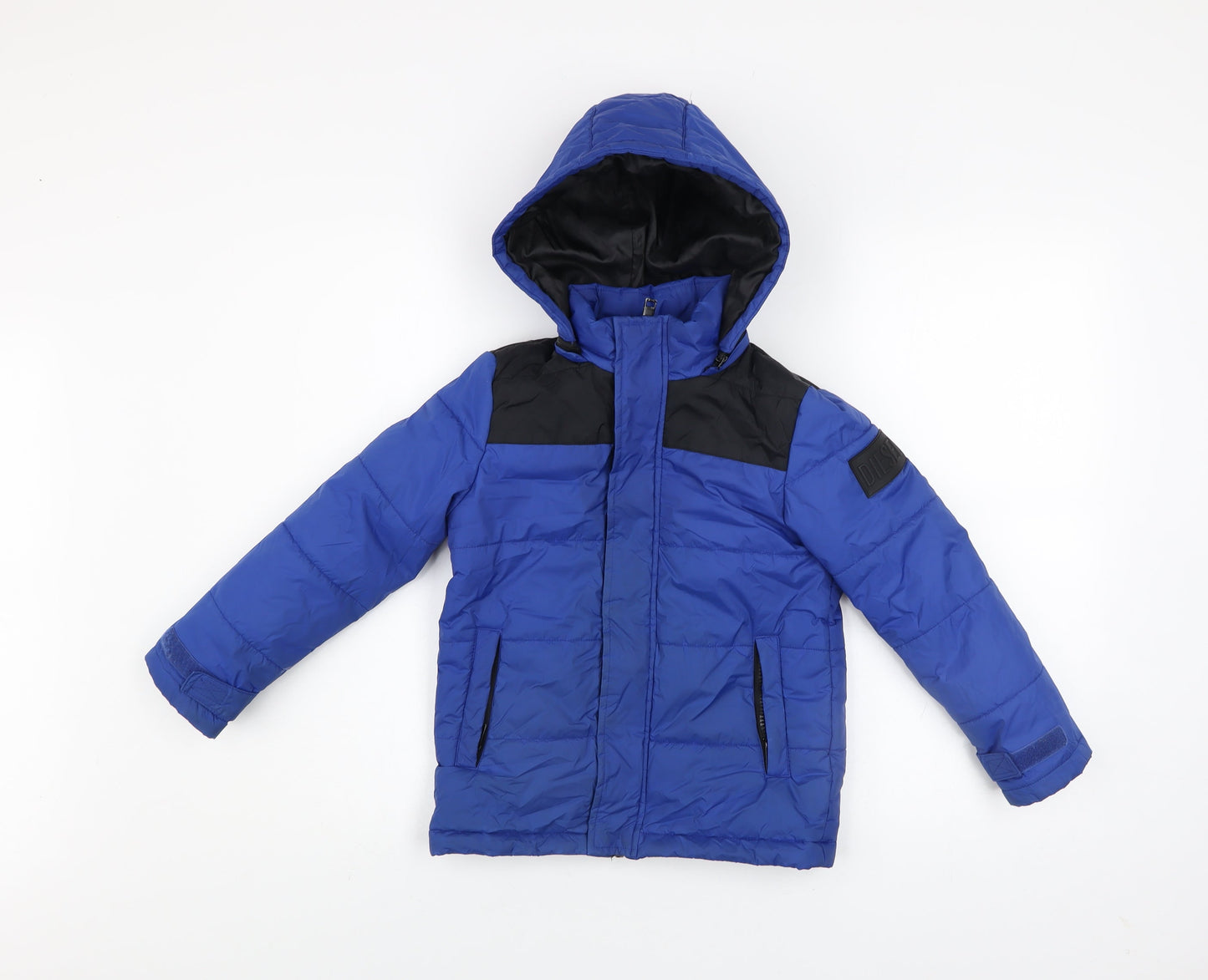 Diesel Boys Blue Hooded Puffer Jacket 6 Years Winter Waterproof Coat