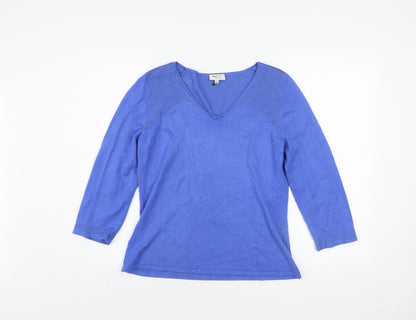 Womens UK Size M CC Blue Pullover Jumper