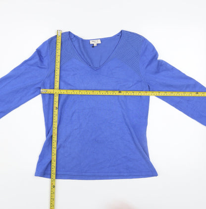 Womens UK Size M CC Blue Pullover Jumper