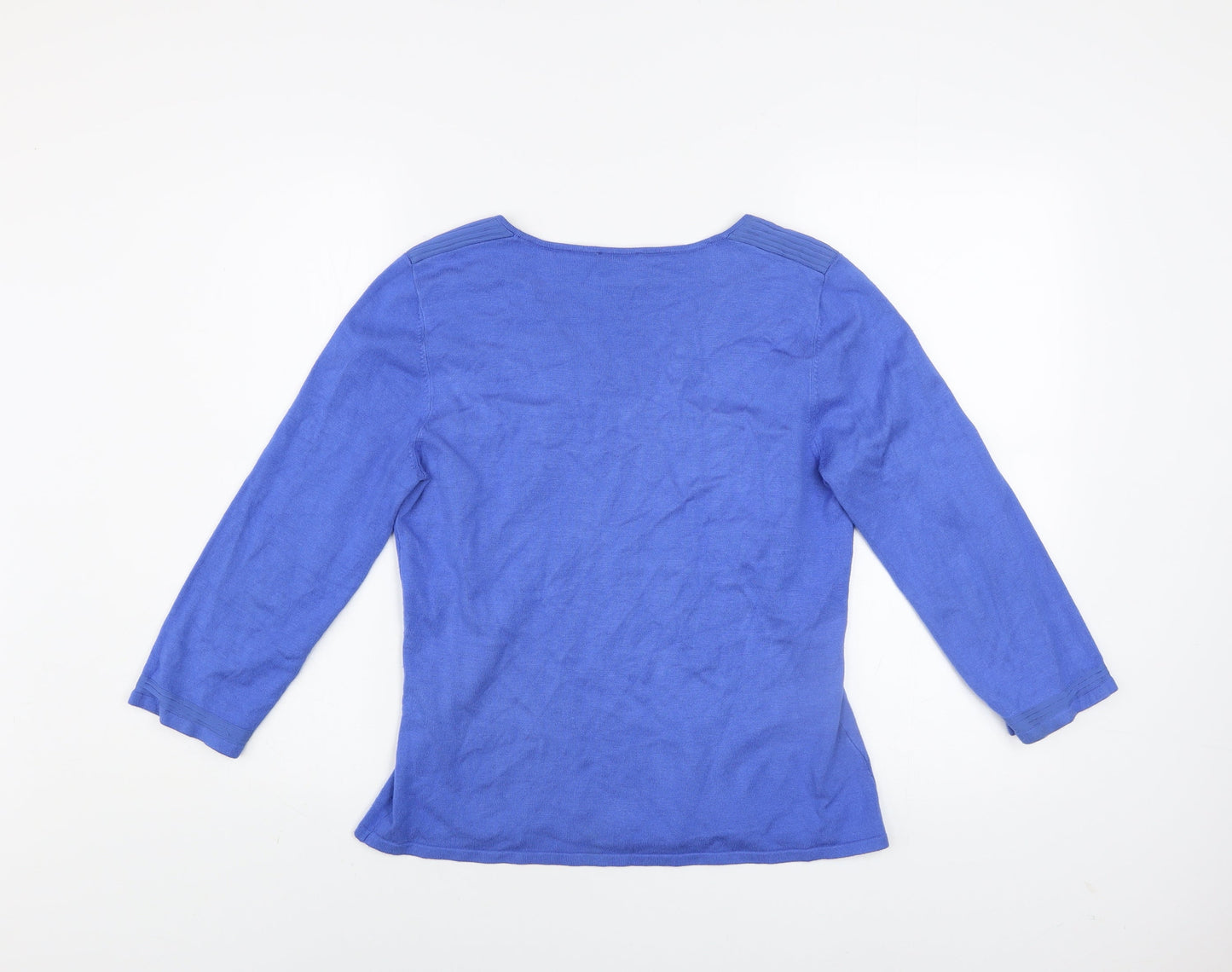 Womens UK Size M CC Blue Pullover Jumper