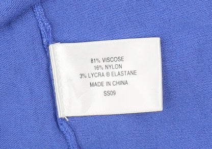 Womens UK Size M CC Blue Pullover Jumper