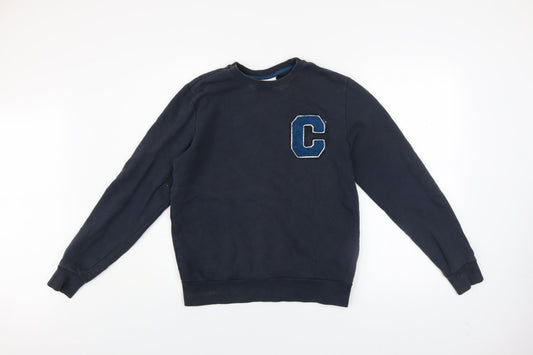 Mens UK Size M Calvin Klein Blue Pullover Sweatshirt