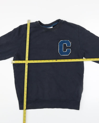 Mens UK Size M Calvin Klein Blue Pullover Sweatshirt