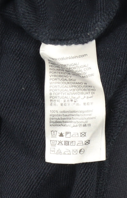 Mens UK Size M Calvin Klein Blue Pullover Sweatshirt
