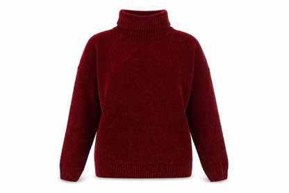 Womens UK Size S Papaya Red Pullover Sweatshirt