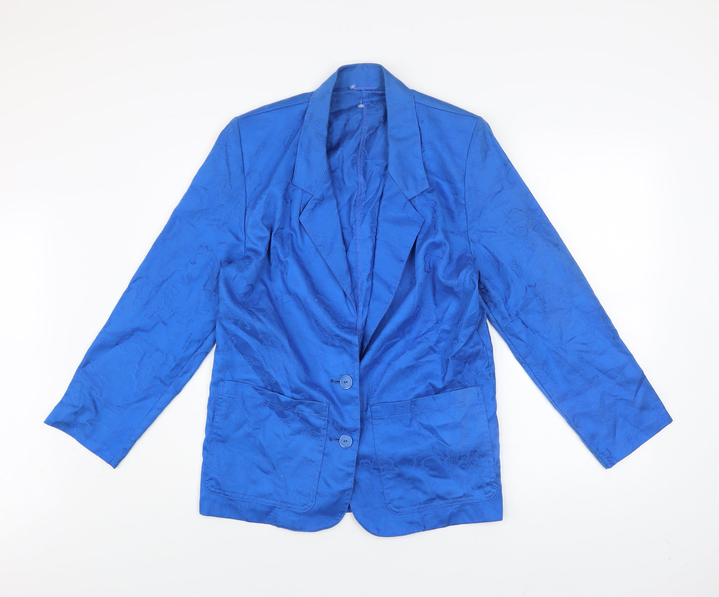 Womens UK Size 10 Marks and Spencer Blue Basic Jacket