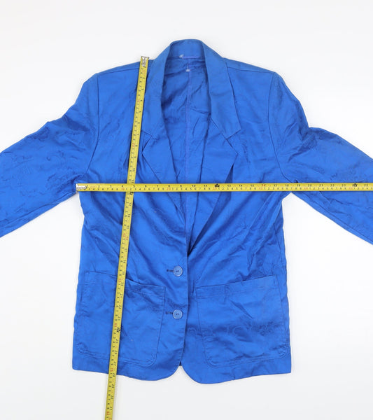 Womens UK Size 10 Marks and Spencer Blue Basic Jacket