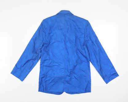 Womens UK Size 10 Marks and Spencer Blue Basic Jacket