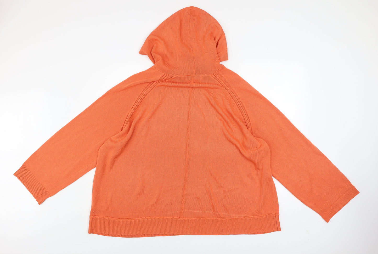 Womens UK Size XL NEXT Orange Pullover Hoodie