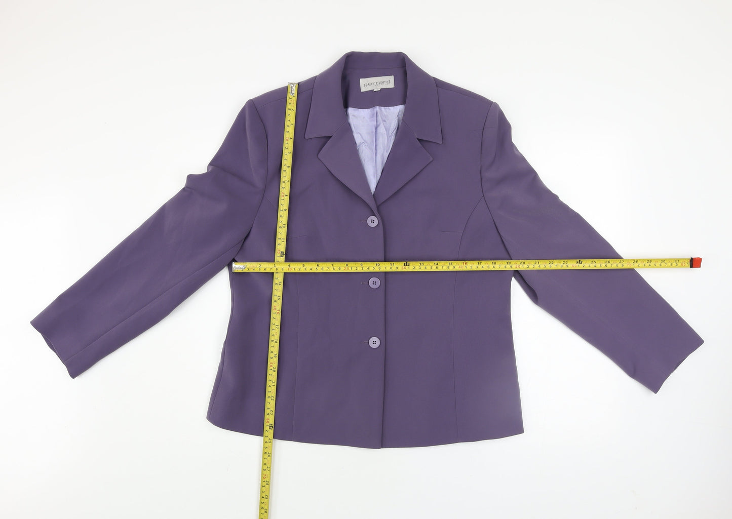Womens UK Size 16 Gerrard Creation Purple Basic Jacket