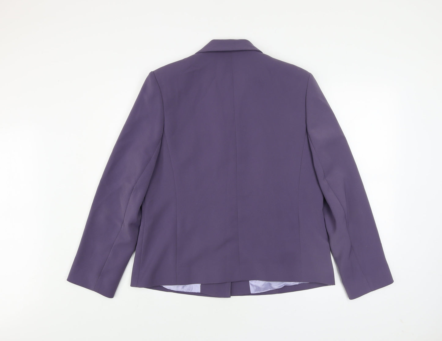 Womens UK Size 16 Gerrard Creation Purple Basic Jacket