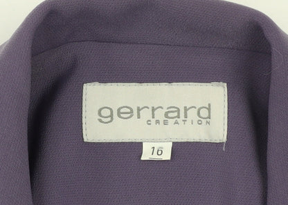 Womens UK Size 16 Gerrard Creation Purple Basic Jacket