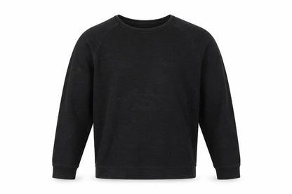 Gap Men's Black Cotton Crew Neck Pullover Sweatshirt XS