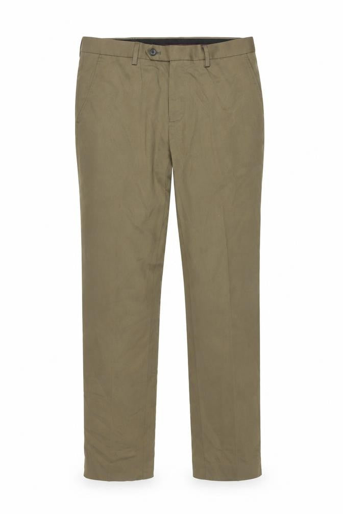 Mens UK Size 30 NEXT Regular Fit Chino Brown Trousers