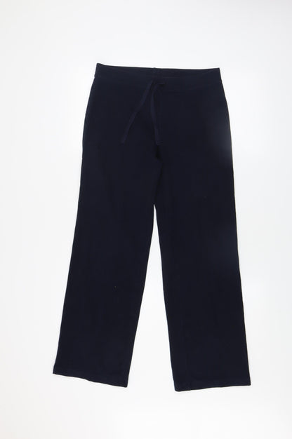 Marks & Spencer Women’s Blue Jogger Trousers UK 8 Cotton Stretch