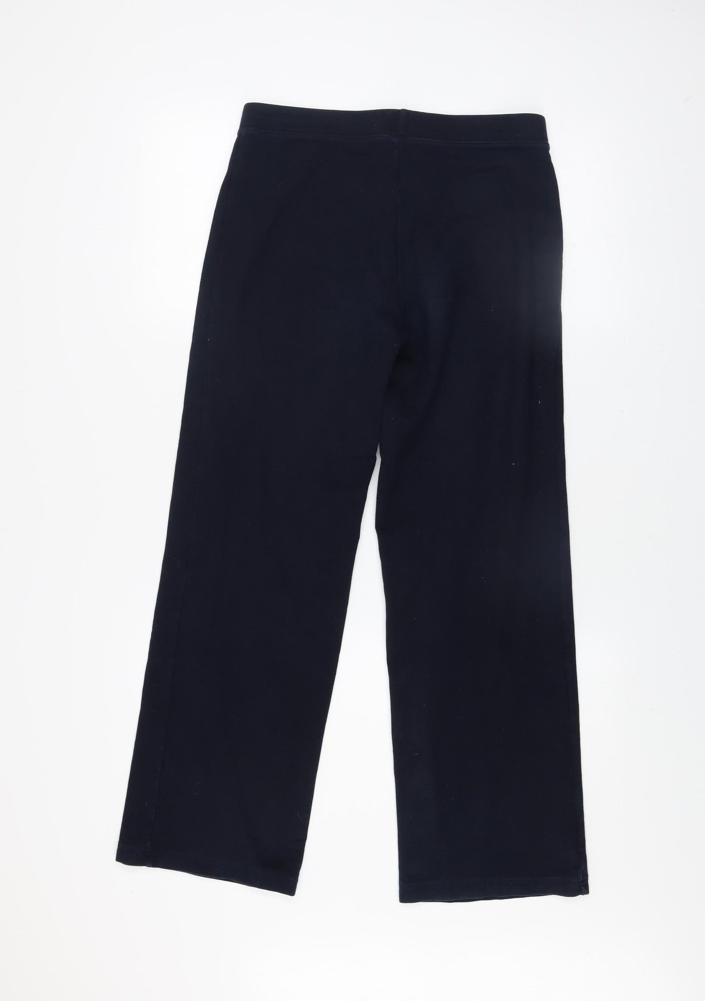 Marks & Spencer Women’s Blue Jogger Trousers UK 8 Cotton Stretch