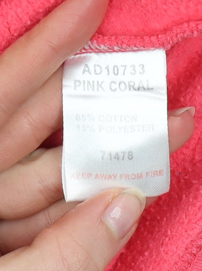 Cotton Traders Women’s Pink Coral Button-Up Jacket Size 18