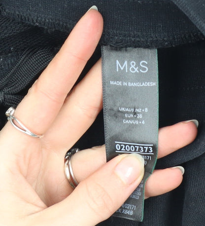 Marks and Spencer Women’s Black Jogger Trousers Size 8