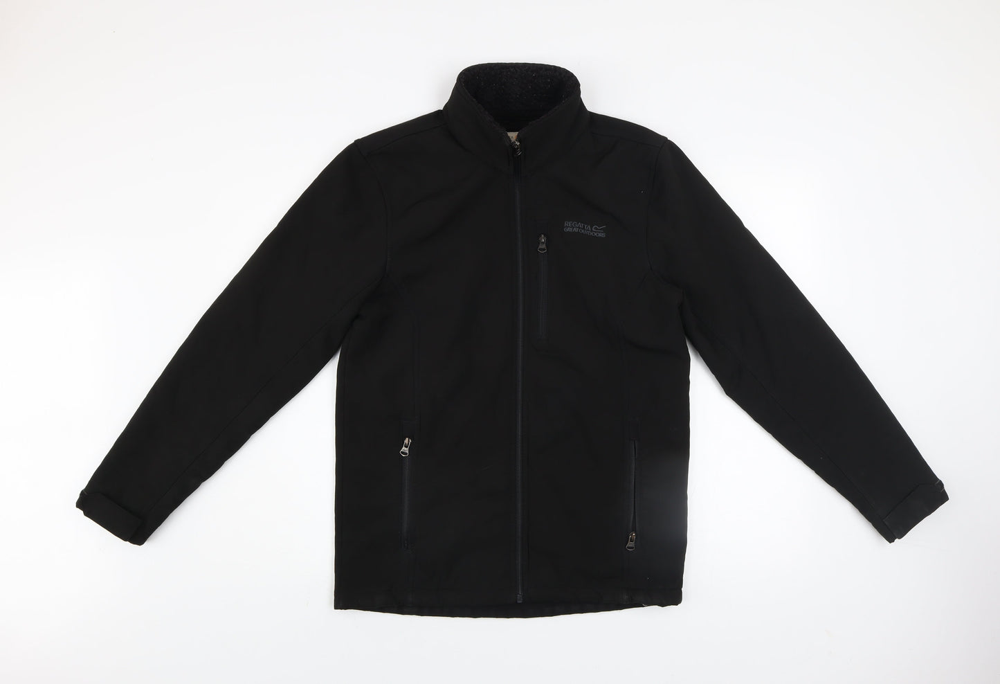 Mens UK Size S Regatta Black Soft Shell