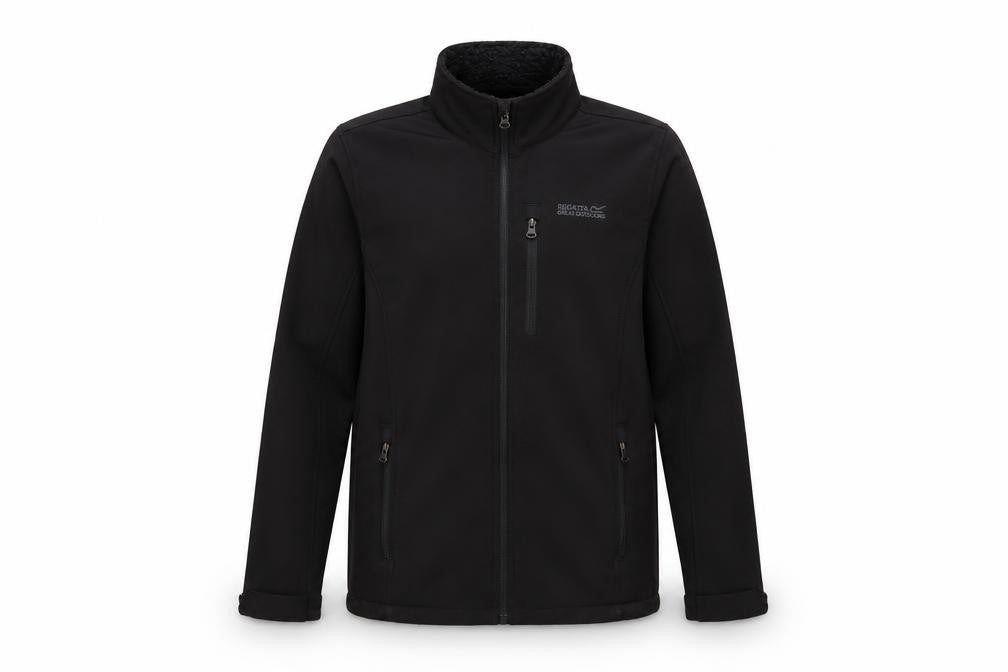 Mens UK Size S Regatta Black Soft Shell